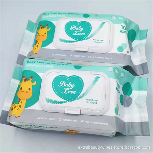 Logo Kustom Spunlace Baby Tender Wipes